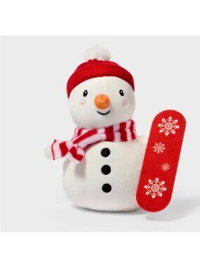 Gigglescape 7.5'' Snowman Plush Toy NEW with tags